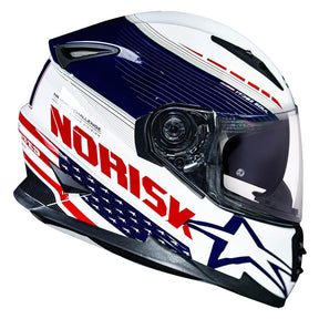 CAPACETE NORISK SOUL FF302 GRAND PRIX USA