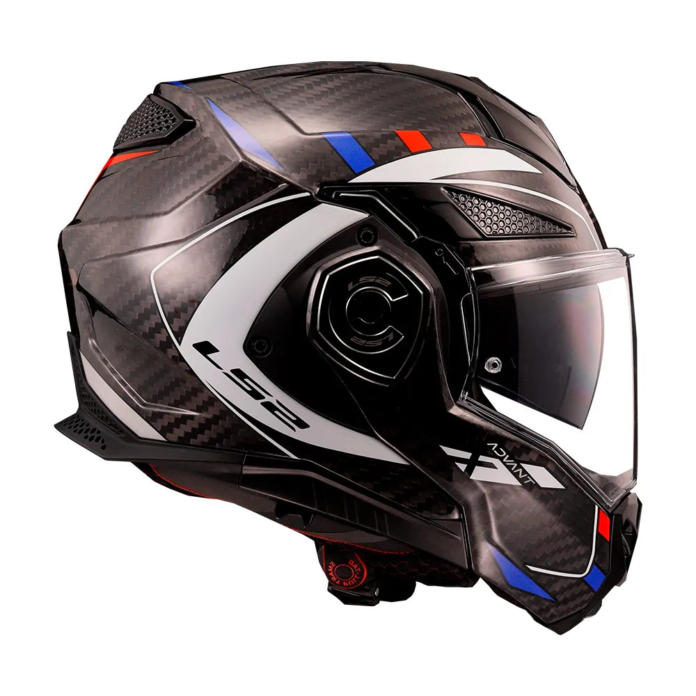 CAPACETE LS2 ADVANT X CARBON FUTURE PRETO