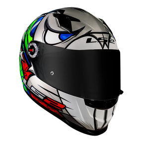 CAPACETE LS2 CLASSIC ALEX BARROS CINZA