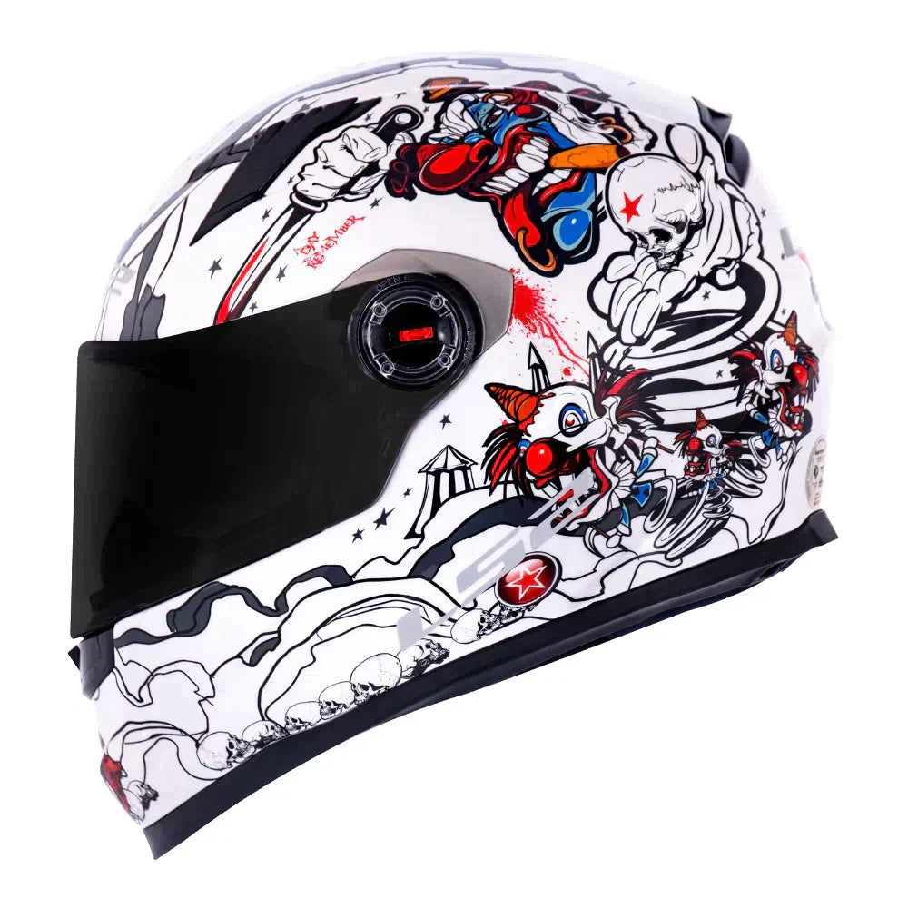 CAPACETE LS2 CLASSIC CRAZY CLOWN