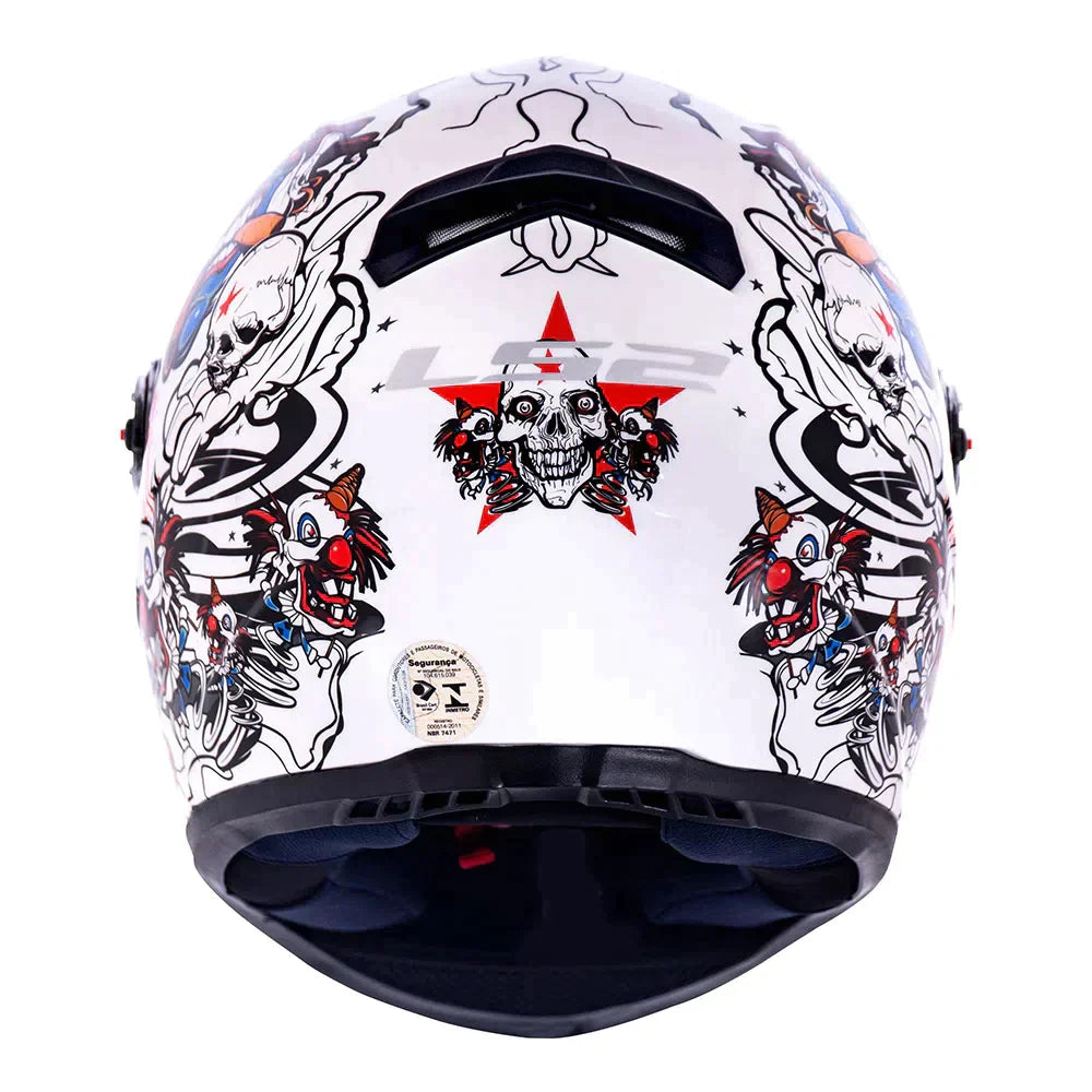 CAPACETE LS2 CLASSIC CRAZY CLOWN