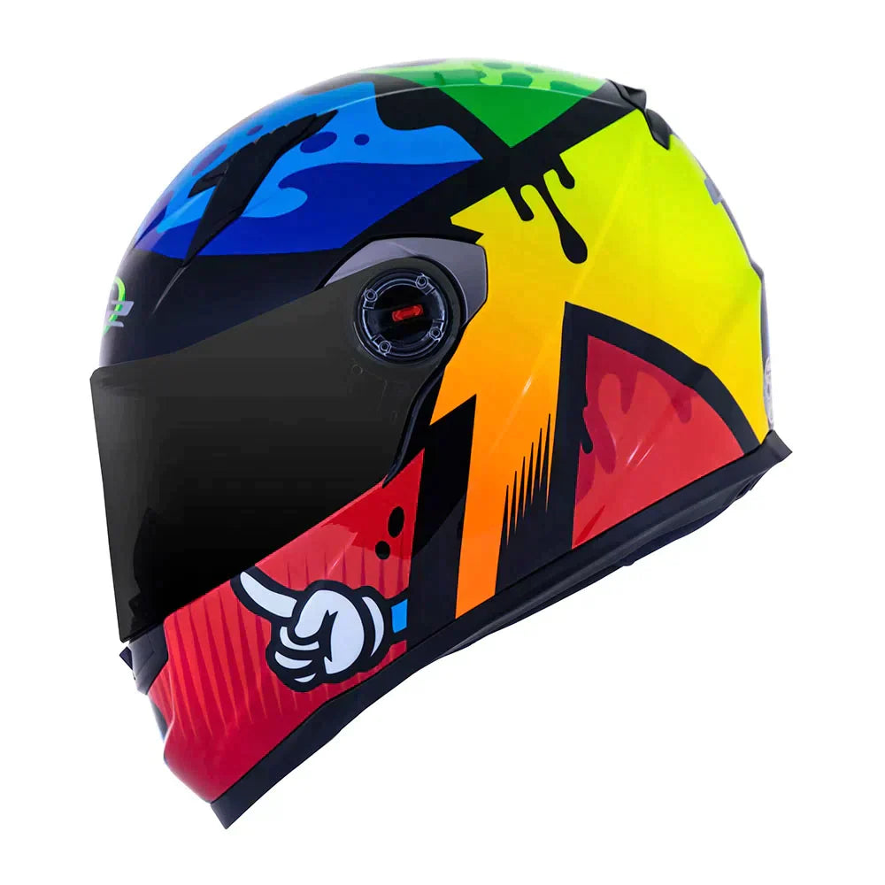 CAPACETE LS2 CLASSIC FF358 MASTERPIECE AMARELO