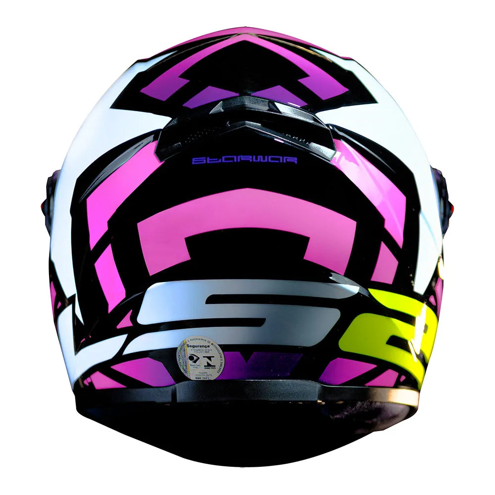 CAPACETE LS2 CLASSIC FF358 STARWAR ROSA