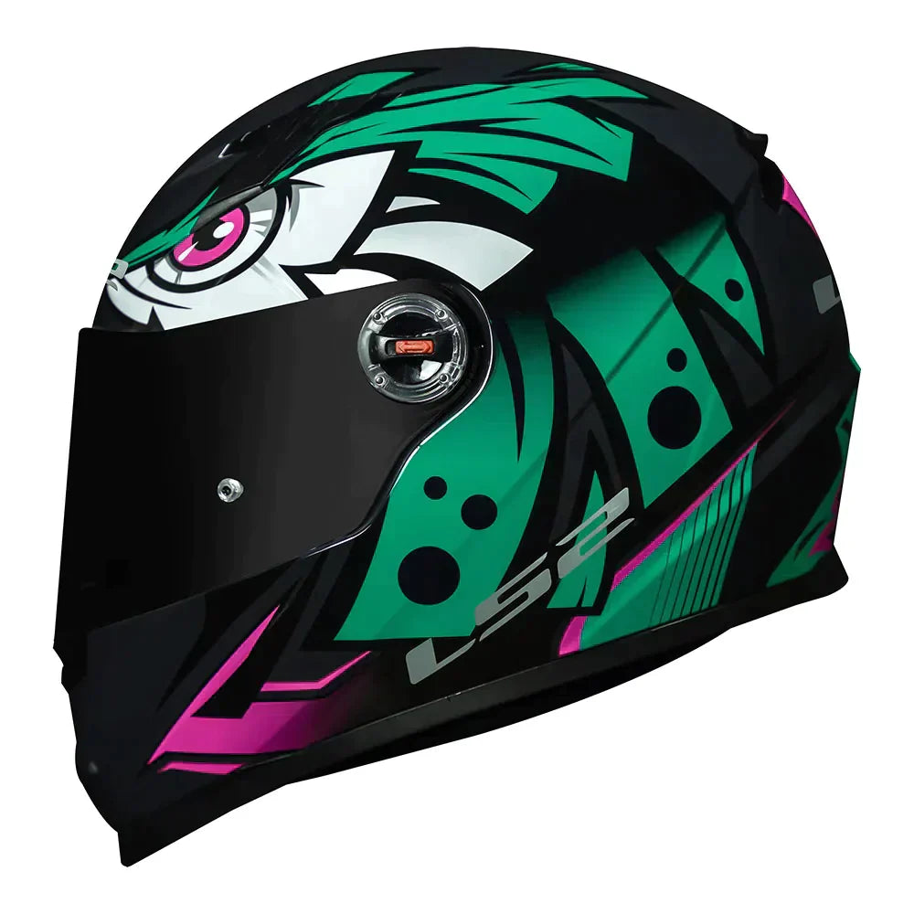 CAPACETE LS2 CLASSIC FF358 TRIBAL VERDE