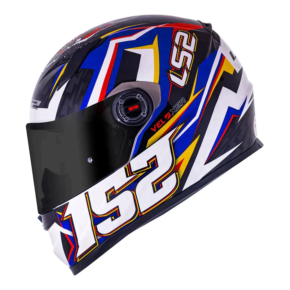 CAPACETE LS2 CLASSIC FF358 VELOXER BRANCO