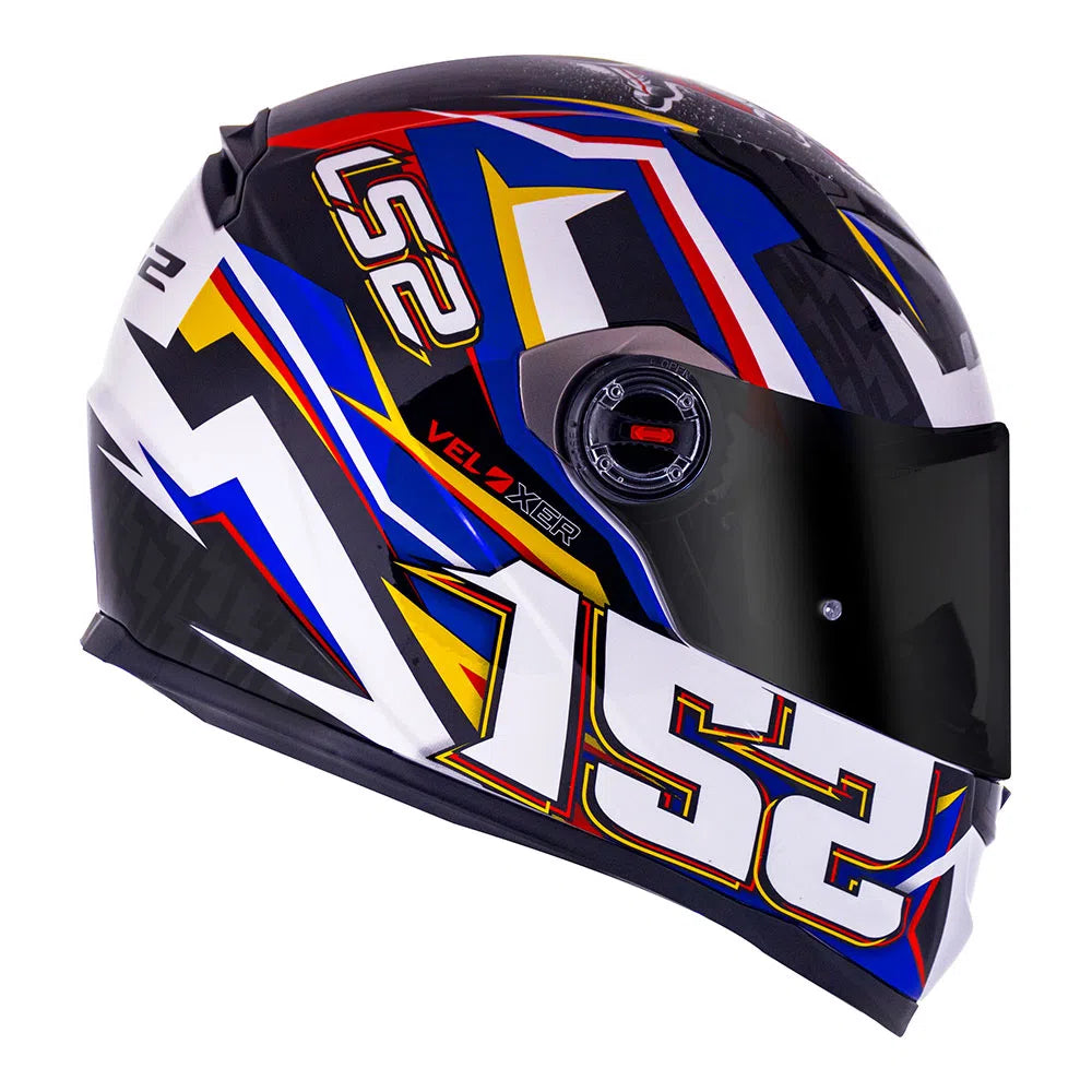 CAPACETE LS2 CLASSIC FF358 VELOXER BRANCO