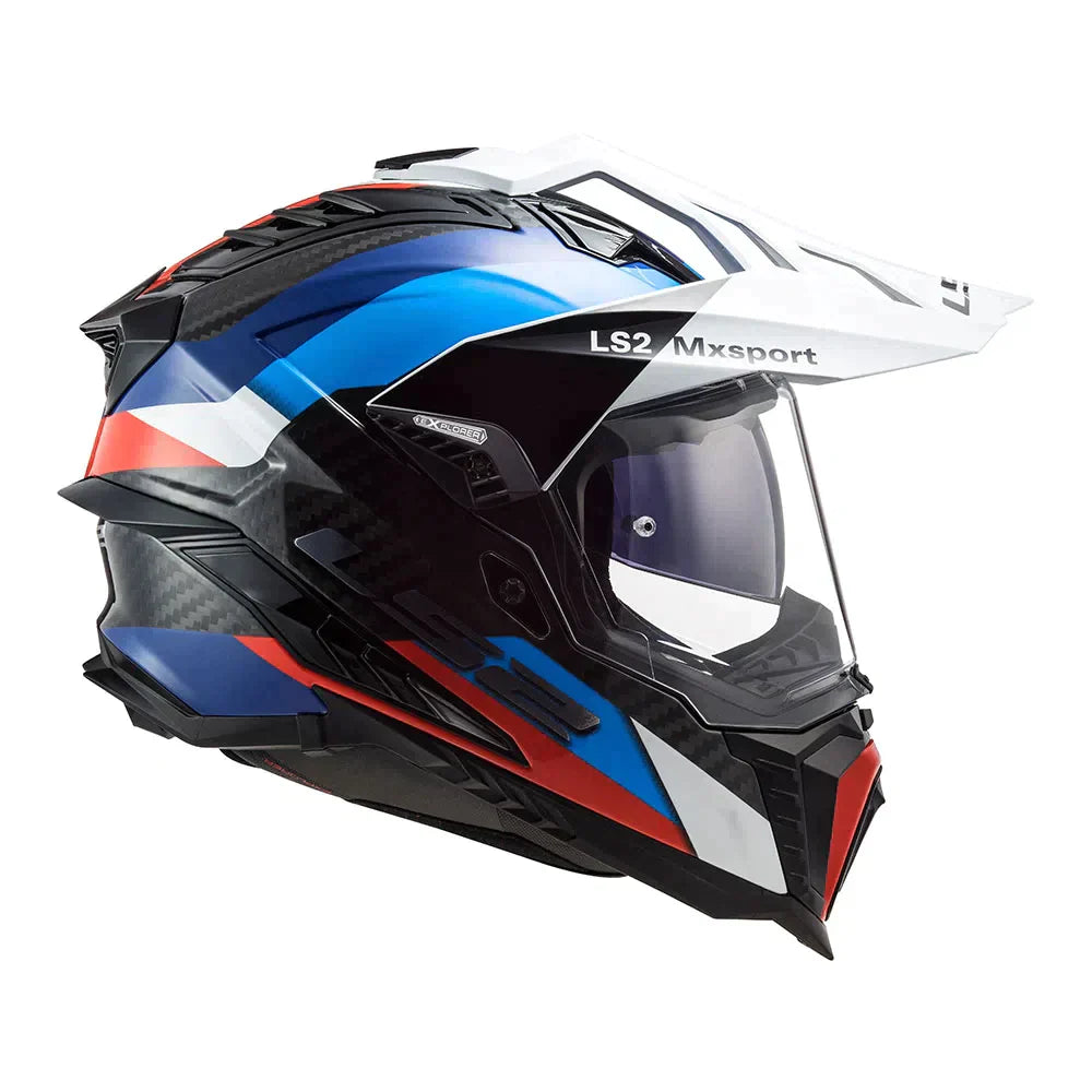 CAPACETE LS2 EXPLORER CARBON FRONTIER AZUL