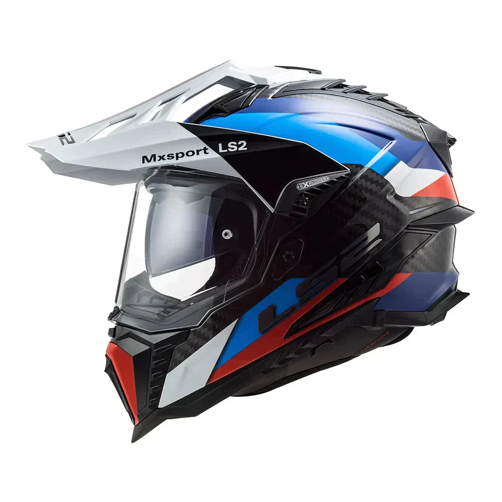 CAPACETE LS2 EXPLORER CARBON FRONTIER AZUL