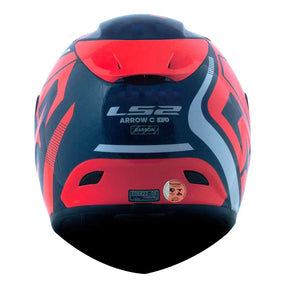 CAPACETE LS2 ARROW CARBON STING LARANJA