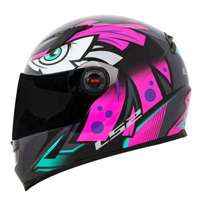 CAPACETE LS2 CLASSIC TRIBAL ROSA