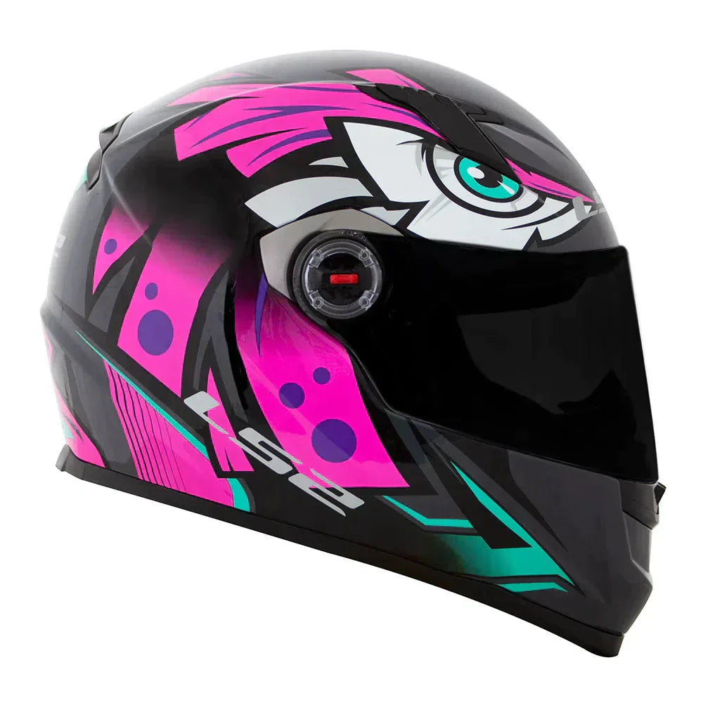 CAPACETE LS2 CLASSIC TRIBAL ROSA