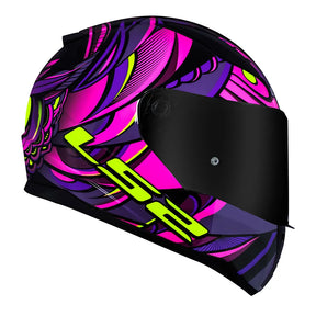 CAPACETE LS2 RAPID ATHENA ROXO