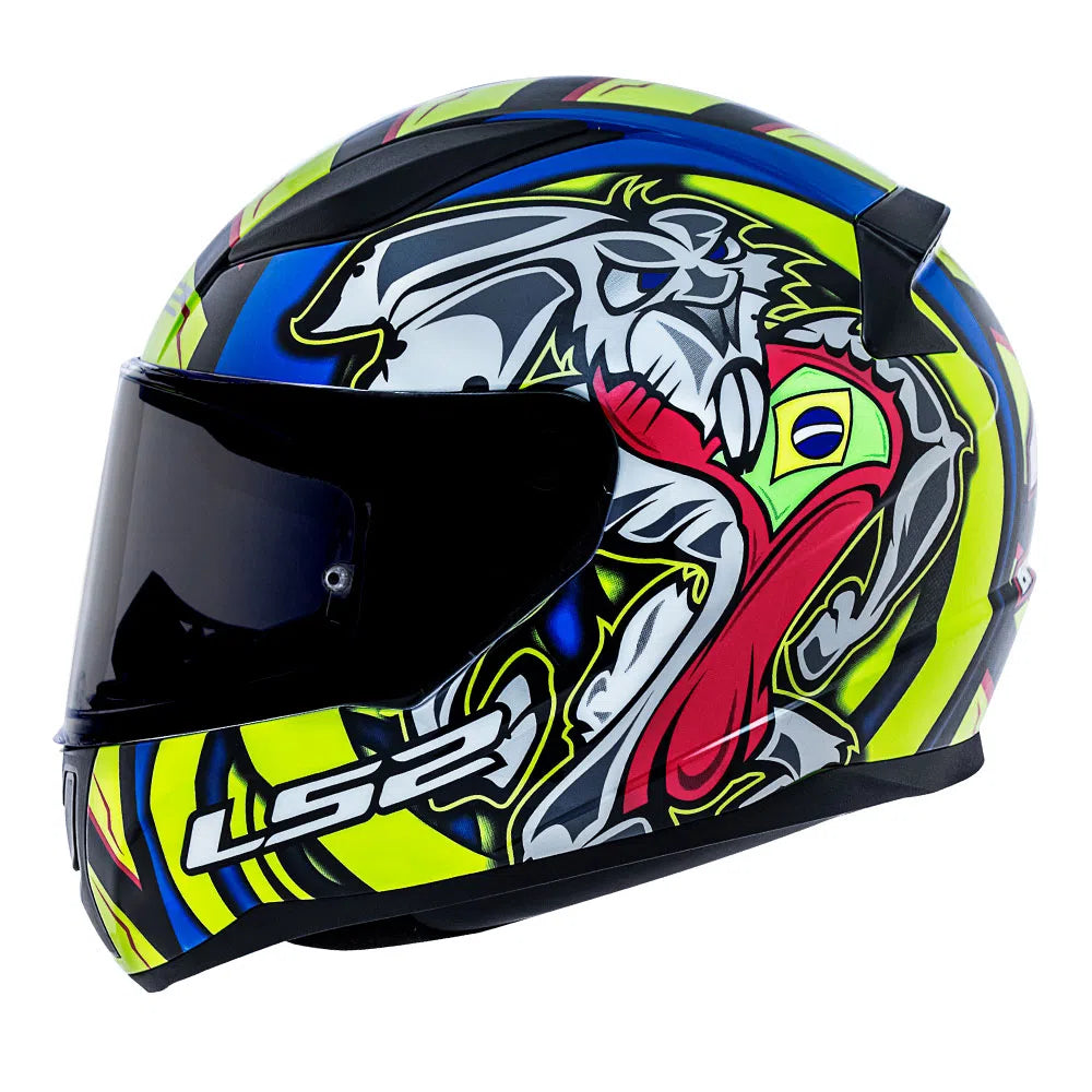 CAPACETE LS2 RAPID ALEX BARROS AZUL