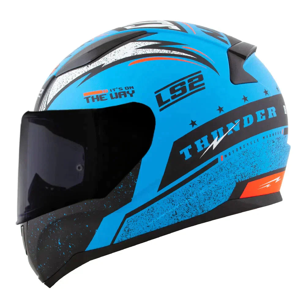 CAPACETE LS2 RAPID THUNDER AZUL