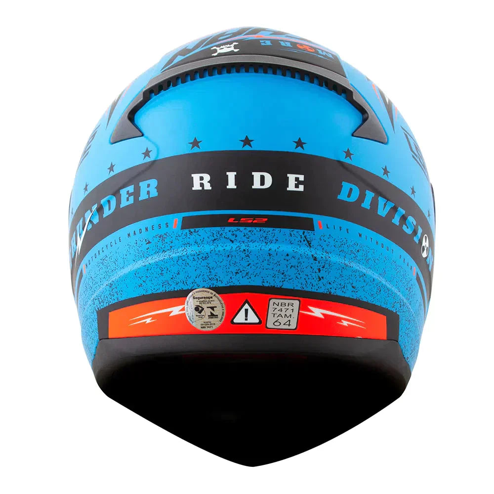 CAPACETE LS2 RAPID THUNDER AZUL