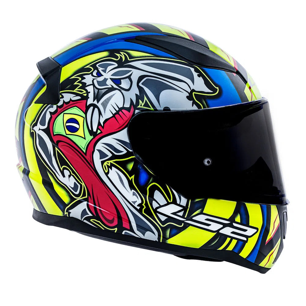 CAPACETE LS2 RAPID ALEX BARROS AZUL