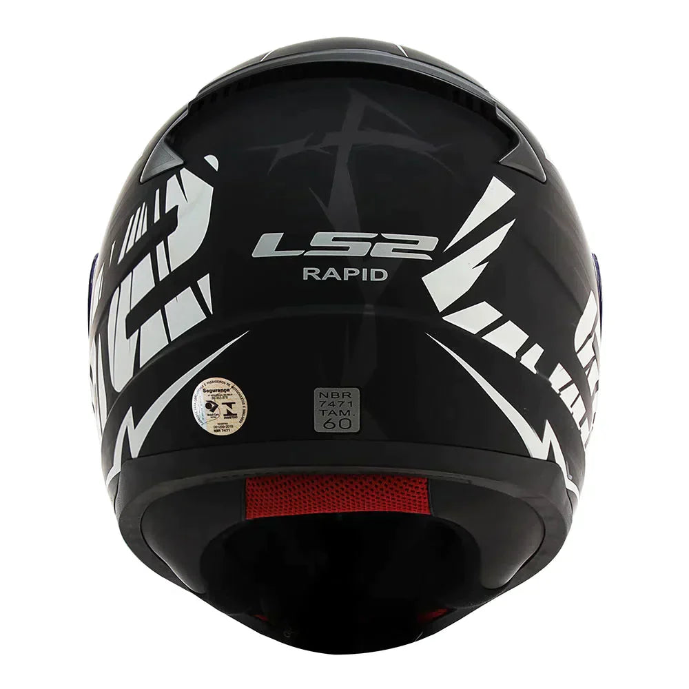 CAPACETE LS2 RAPID CROMO CINZA