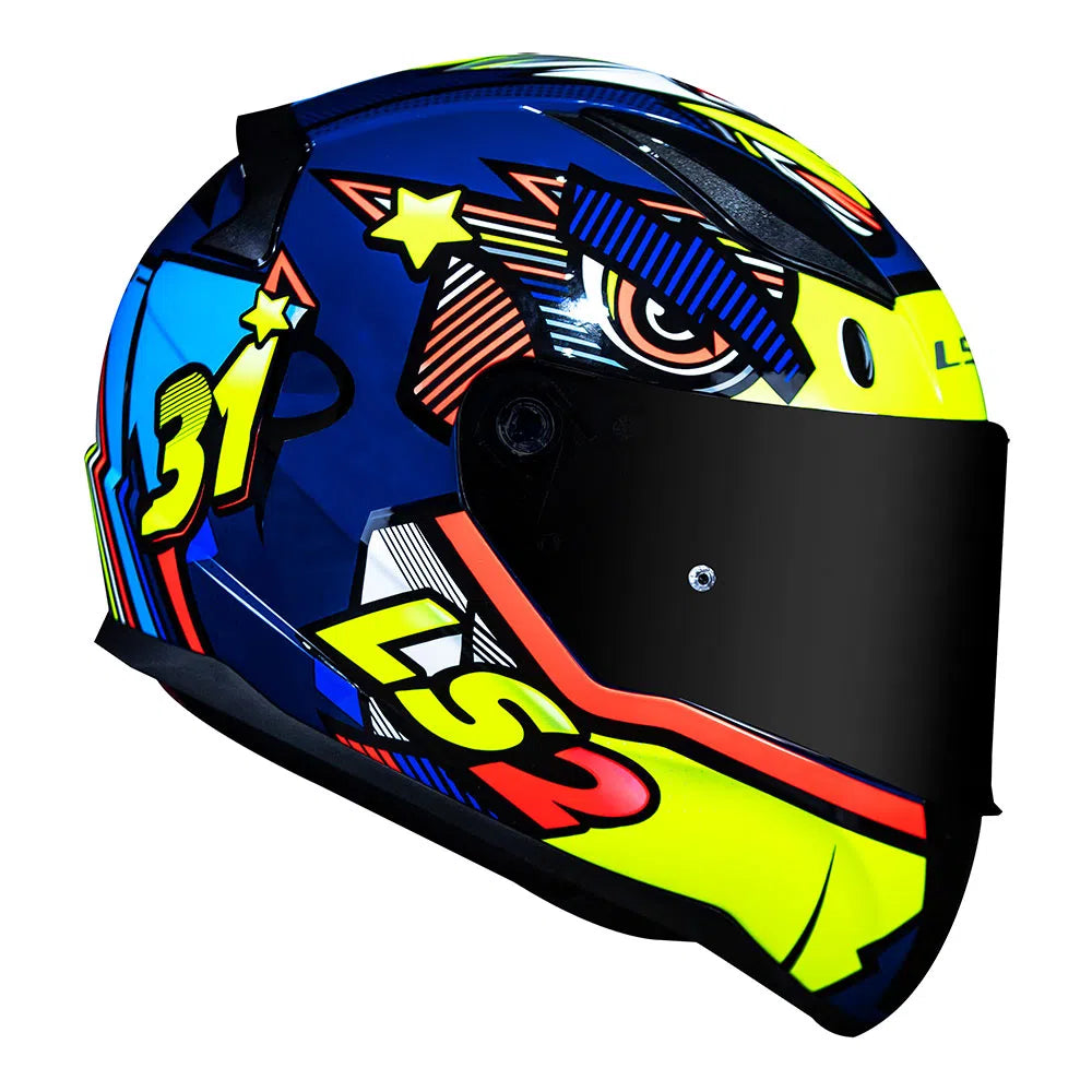 CAPACETE LS2 RAPID KHAN AMARELO