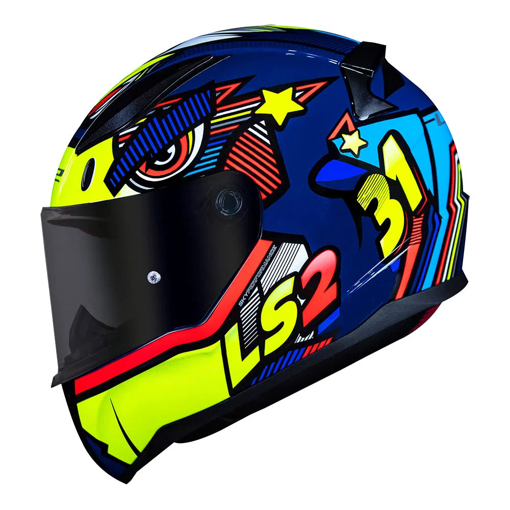 CAPACETE LS2 RAPID KHAN AMARELO