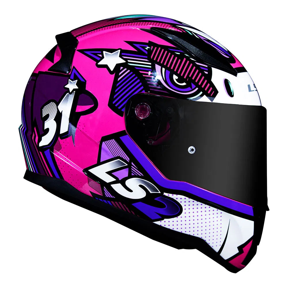 CAPACETE LS2 RAPID KHAN BRANCO