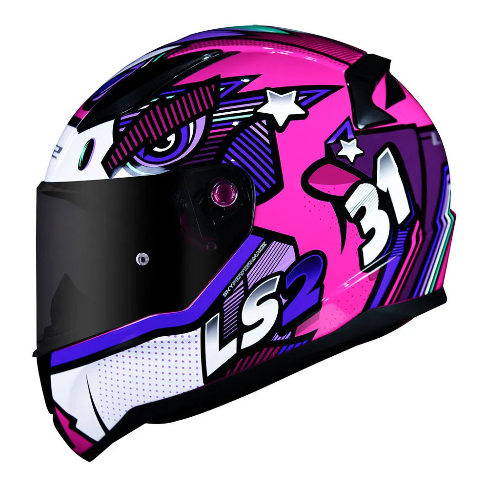 CAPACETE LS2 RAPID KHAN BRANCO