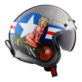 CAPACETE LS2 SPITFIRE BOMB RIDER BRUSHED ALLOY