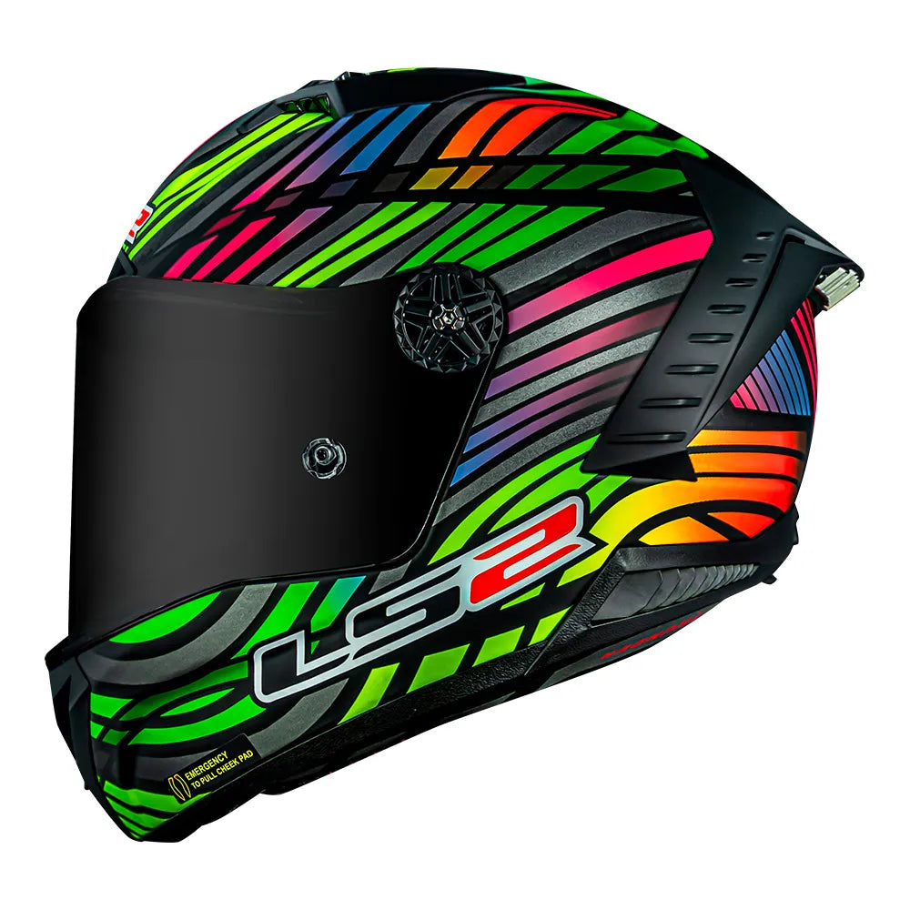 CAPACETE LS2 THUNDER CARBON RAINBOW