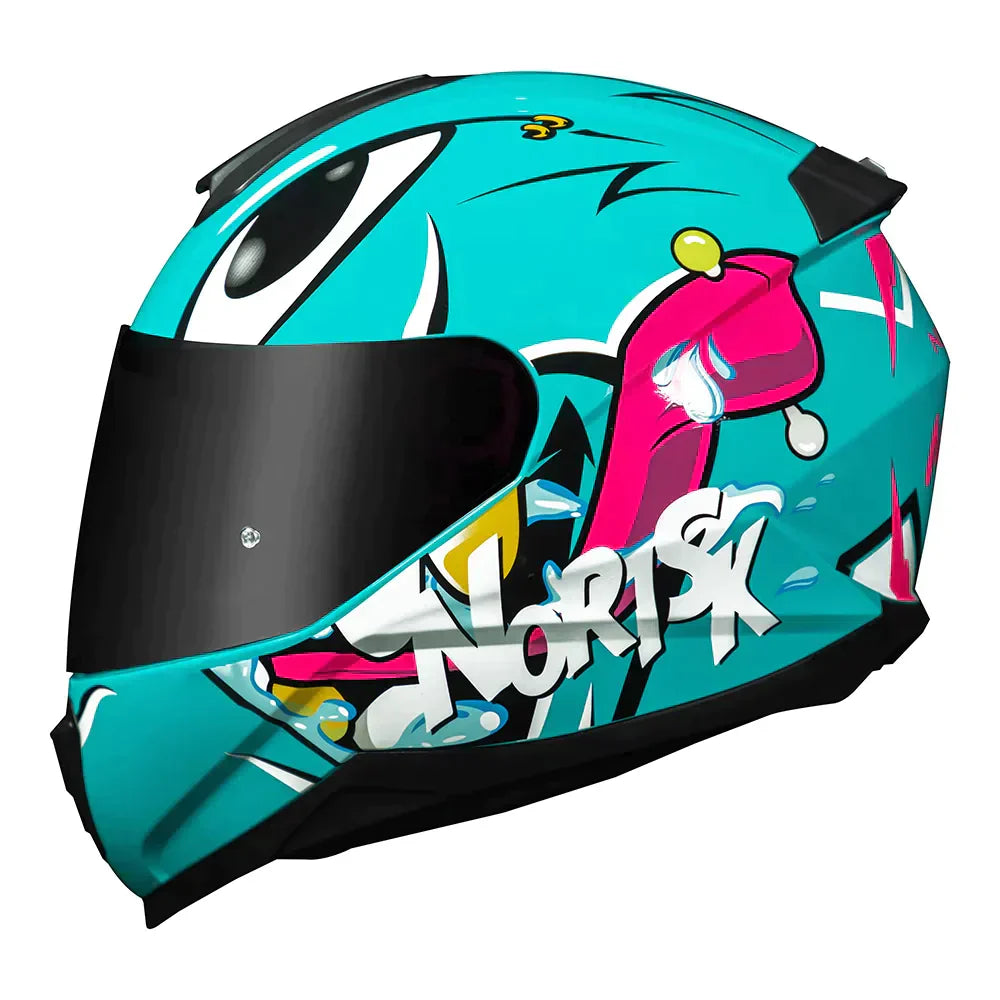 CAPACETE NORISK CAPACETE RAZOR MAD AZUL