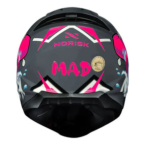 CAPACETE NORISK CAPACETE RAZOR MAD CINZA