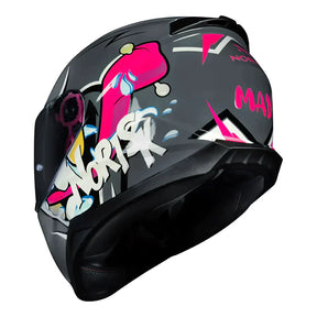 CAPACETE NORISK CAPACETE RAZOR MAD CINZA