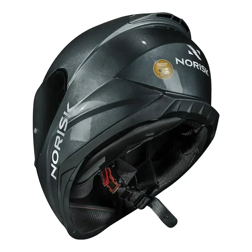 CAPACETE NORISK CAPACETE RAZOR MONOCOLOR CINZA