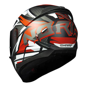 CAPACETE NORISK CAPACETE RAZOR SHARP PRETO/VERMELHO