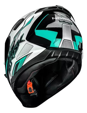 CAPACETE NORISK RAZOR SPEED MAX PRETO E VERDE