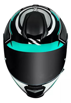 CAPACETE NORISK RAZOR SPEED MAX PRETO E VERDE