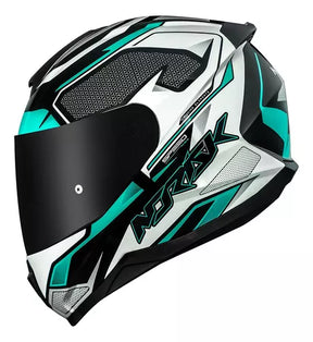 CAPACETE NORISK RAZOR SPEED MAX PRETO E VERDE