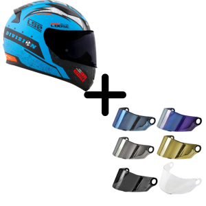 CAPACETE LS2 RAPID THUNDER AZUL