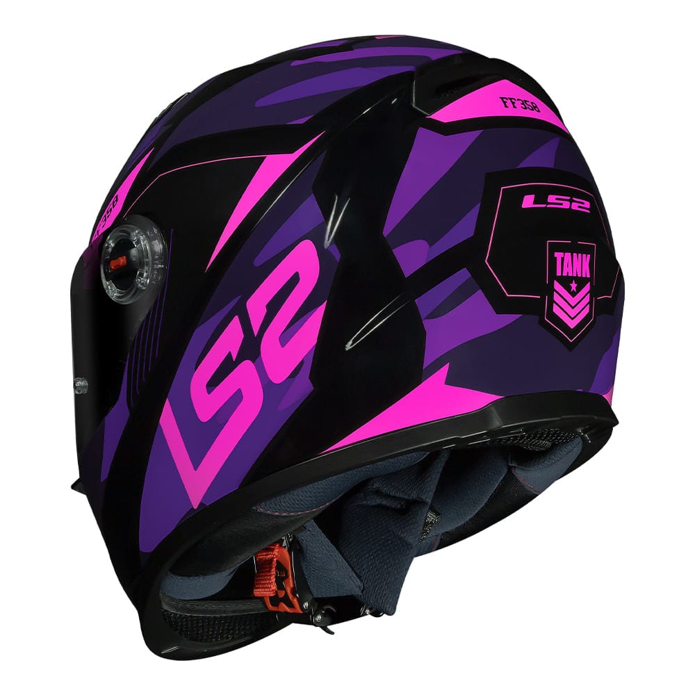 CAPACETE LS2 FF358 - TANK ROXO