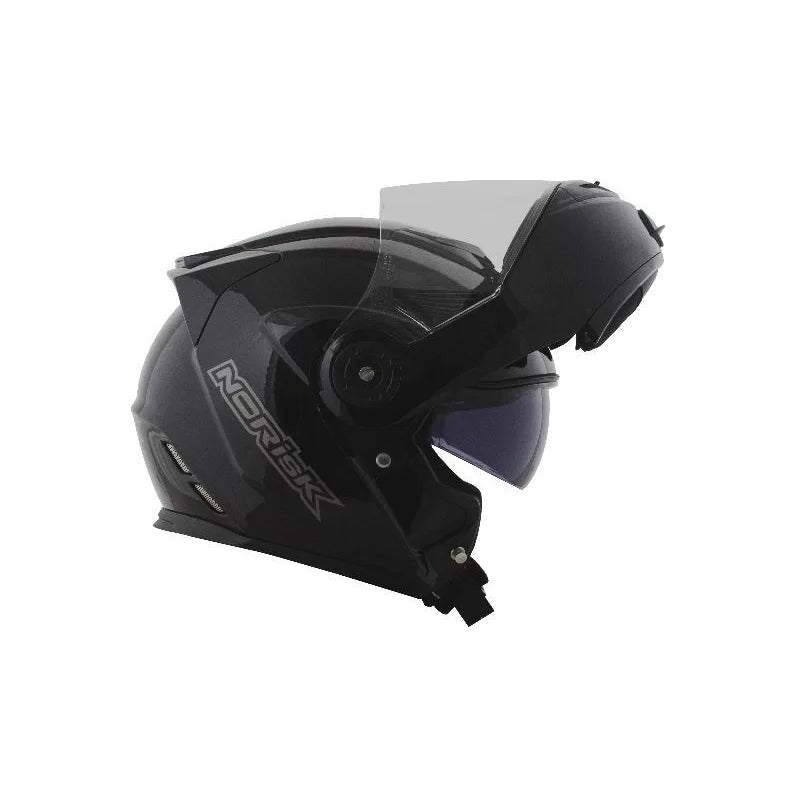 CAPACETE NORISK ROUTE FF345 MONOCOLOR PRETO